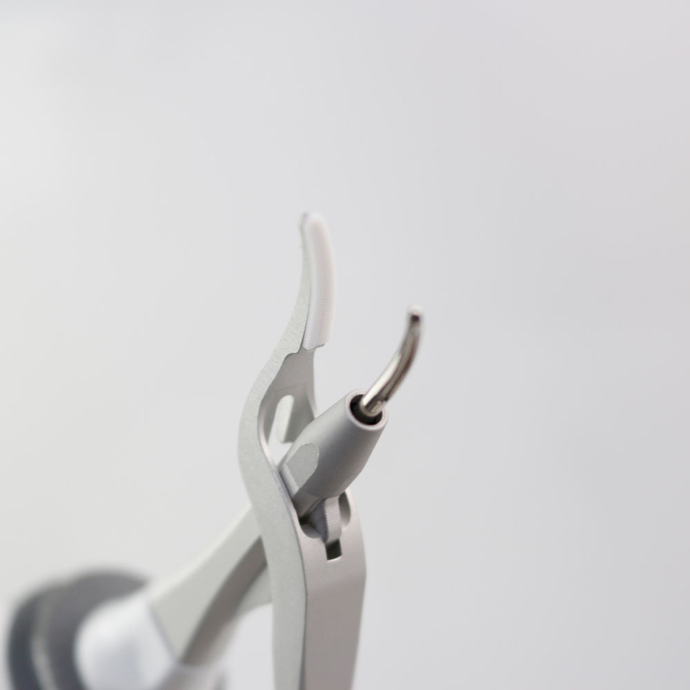 Open surgery ultrasonic shears shown with torque wrench accessory